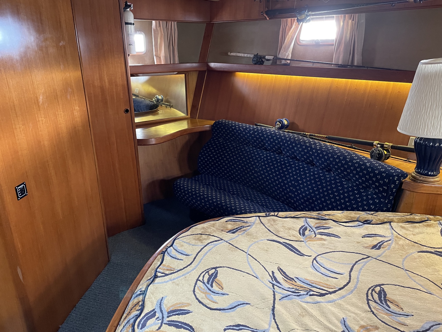 Galley to stateroom