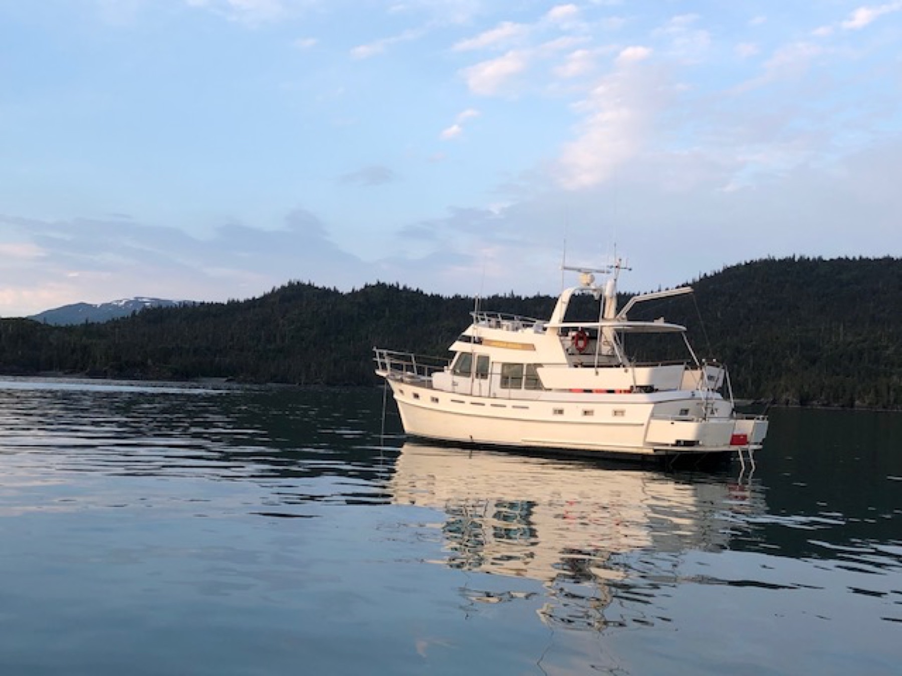 Quiet cove at dusk